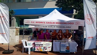 Nazillide Halk Sağlığı Haftasında sağlıklı gelecek için farkındalık çalışması