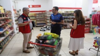 Nazillide marketlerde gıda denetimi gerçekleştirildi