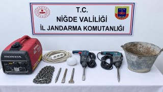 Niğde'de kaçak kazı operasyonu: 1 şüpheliye işlem