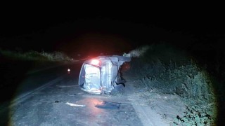 Ödemişte takla atan otomobilde 1 kişi hayatını kaybetti