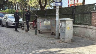 Okul yanındaki çöp kutusunda meydana gelen patlama polisi harekete geçirdi