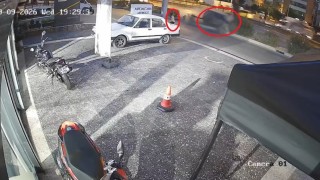 Ölümden 5 saniyeyle kurtuldu
