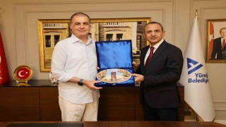 Ömer Çelikten Yüreğir Belediye Başkan Vekili Tarık Özünala ziyaret