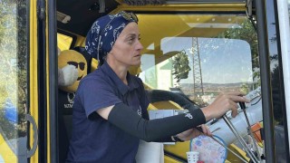 Önyargılara inat kabine oturdu: Şantiyelerin aranan ismi haline geldi