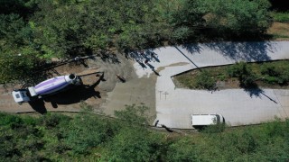 Ordu'da beton yol çalışmaları