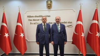 Osmaniye Valisi Serdengeçti ve Başkan Çenet Bir Araya Geldi
