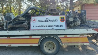 Osmaniye’de Çalınan İş Makinesi Parçalara Ayrılmış Halde Bulundu