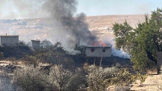 Otluk alanda başlayan yangın bağ evlerine sıçradı: 7 bağ evi kullanılamaz hale geldi