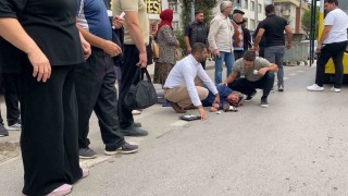 Otobüsün çarptığı yaşlı kadın ağır yaralandı