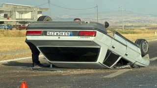 Otomobil takla attı: 1 yaralı