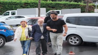 Oyuncu Emin Olcay ifade vermek üzere Silivri Adliye'sine geldi