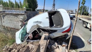 Patnosta trafik kazası: 1i çocuk 4 yaralı