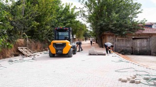 Pelitözü Mahallesinin sokakları kilit parke oluyor