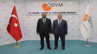 Rektör Akkaya, ÖSYM Başkanı Ersoy ile görüştü