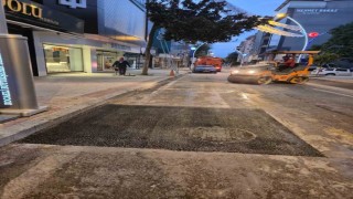Rögar kapakları yol seviyesine getirildi