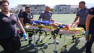 Sağlık memurunun ilk müdahalesi, çocuk sporcunun hayatını kurtardı