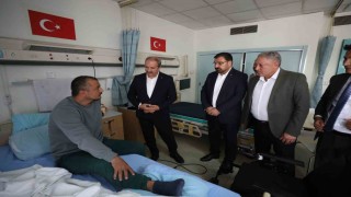 Sağlık-Sen'den gazilere ziyaret