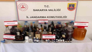 Sakaryada jandarmadan sahte alkol operasyonu: 5 gözaltı