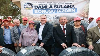 Salihli'de 500 üreticiye damlama sulama desteği