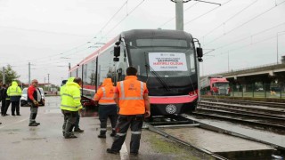 Samsun raylarında filo büyüyor: Üçüncü yeni tramvay da geldi