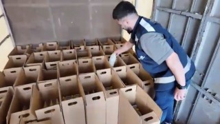 Samsunda 1 ton 122 litre etil alkol ele geçirildi