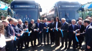 Samsunda 2 yeni tramvay hizmete girdi