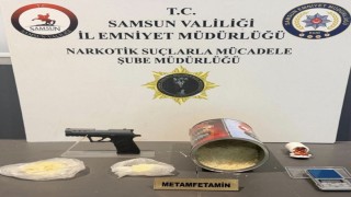 Samsunda 760 gram metamfetamin ele geçirildi