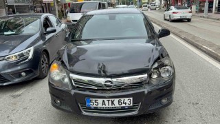 Samsun'da otomobiller çarpıştı: 1 yaralı