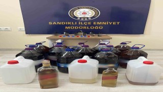 Sandıklıda sahte alkol operasyonu