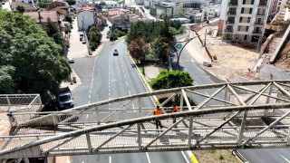 Santral Rampası'nda çevre düzenlemesi başladı