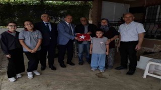 Sarıgöl'de şehit ailesine vefa ziyareti