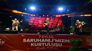 Saruhanlıda kurtuluş coşkusu Yüksek Sadakat konseriyle taçlandı