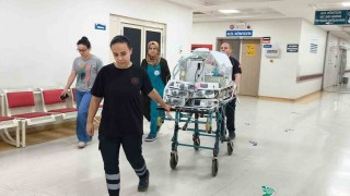 Siirt'te 8 günlük bebek hava ambulansıyla Ankara'ya sevk edildi