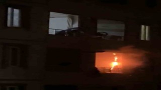 Siirtte korkutan yangın