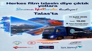 Sinema Tırı bu kez Talasta