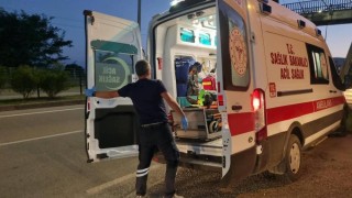 Sinop'ta üst geçit merdiveninden düşen çocuk yaralandı
