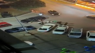 Sinyal ver diye bağırdı, sözlü tartışma kameraya yansıdı