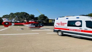 Şırnakta travma geçiren bebek helikopterle Diyarbakıra sevk edildi