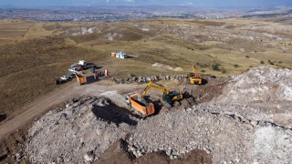 Sivas Belediyesi yeni taş ocağı açıldı, ilk sevkiyat gerçekleştirildi