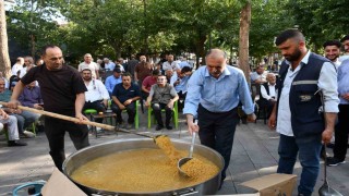 Siverek'te unutulmaya yüz tutmuş bulgur kaynatma geleneği yaşatıldı