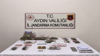 Sökede eş zamanlı uyuşturucu operasyonu