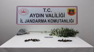 Sökede narkotik köpeği destekli operasyonda uyuşturucu madde ele geçirildi