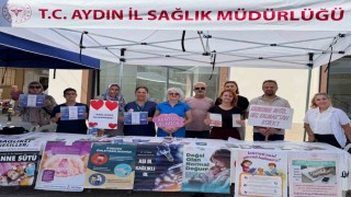 Sökede vatandaşlar sağlıklı yaşam konusunda bilgilendirildi