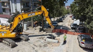 Soma İnönü Mahallesine bin 200 metrelik yağmursuyu hattı