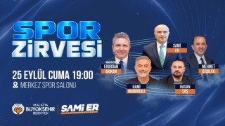 Sporun Zirvesi Malatya'da gerçekleştirilecek