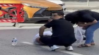 Sultangazi'de elektrikli scooter yayaya çarptı