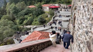 Sümela Manastırını 8,5 ayda 520 bin kişi ziyaret etti