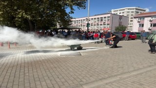 Tarım müdürlüğünde yangın ve deprem tatbikatı