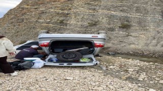 Tekirdağ'da otomobil takla attı: 2 yaralı