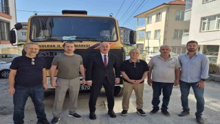 Tepebaşı Mahallesinin bozuk yollarına İl Özel İdaresi sahip çıktı